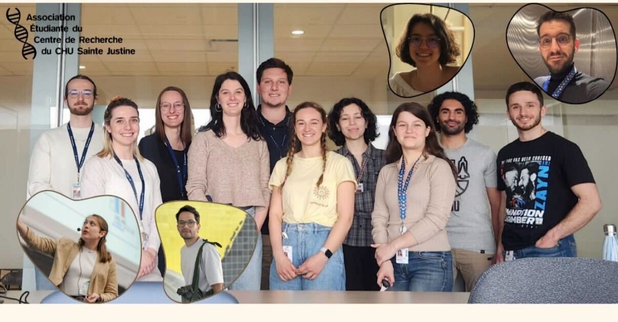 Exécutif 2025-2026 de l'Association étudiante du Centre de recherche Azrieli du CHU Sainte-Justine Exécutif 2025-2026 de l'Association étudiante du Centre de recherche Azrieli du CHU Sainte-Justine