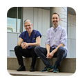 Dr Jean-Luc Bigras et Charles Olivier © CHU Sainte-Justine (Véronique Lavoie)