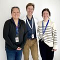 Photo (de gauche à droite)&nbsp;: Caroline Tra, Dr Sébastien Perreault et Ophélie Aheng @ CHU Sainte‑Justine